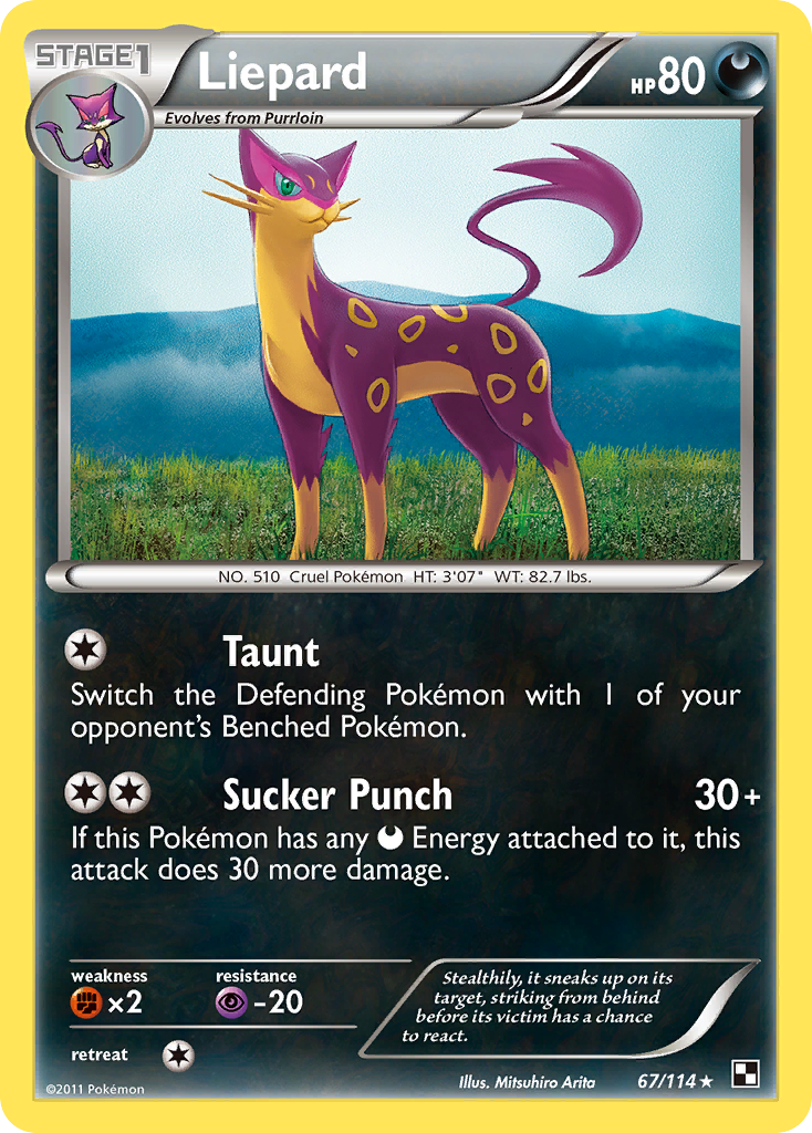 Liepard 067/115 Rare