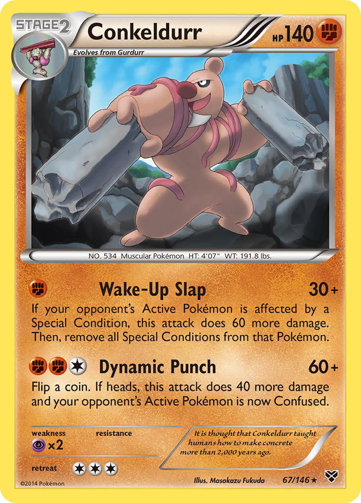Conkeldurr 067/146 Rare
