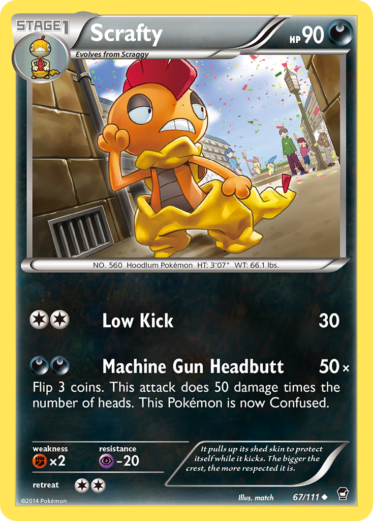 Scrafty 067/114 Uncommon