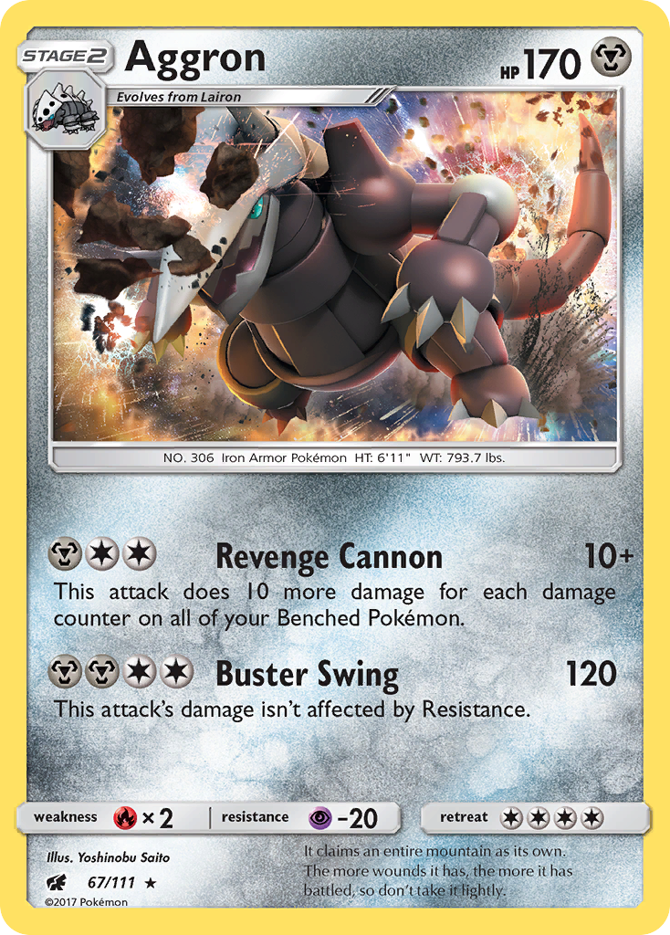 Aggron 067/126 Rare Holo