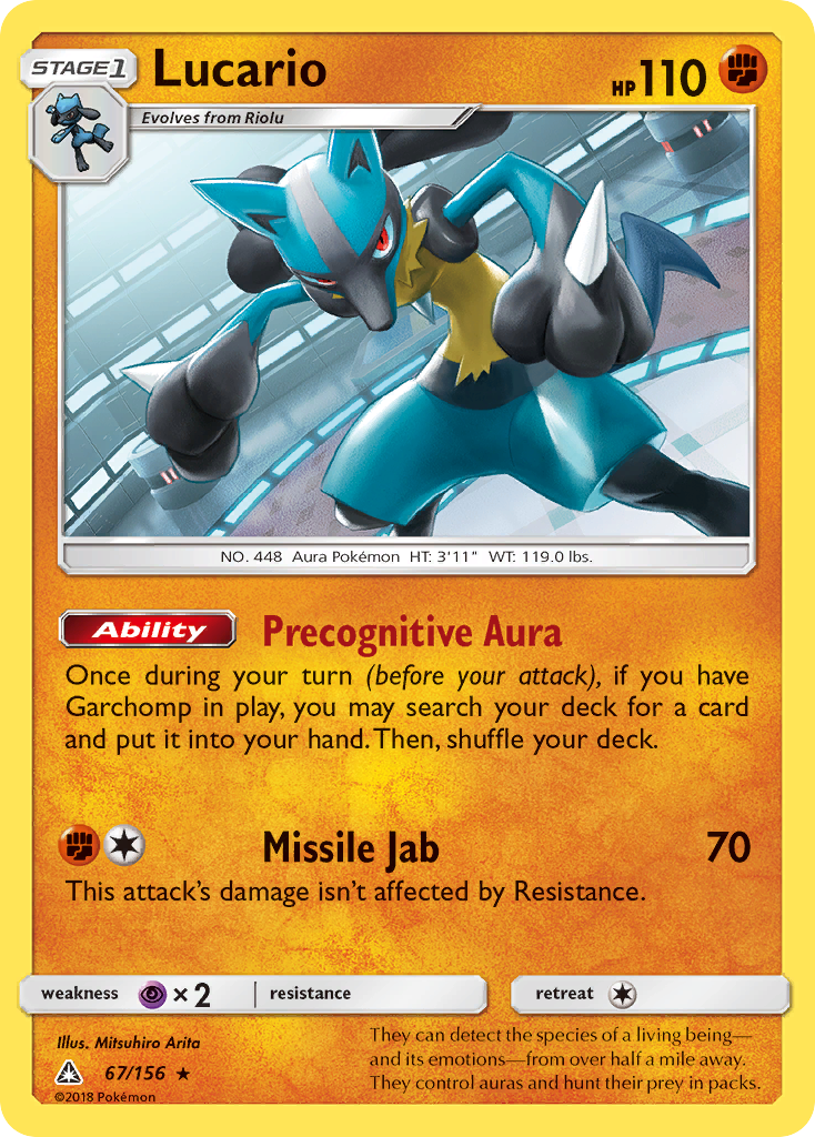 Lucario 067/178 Rare Holo