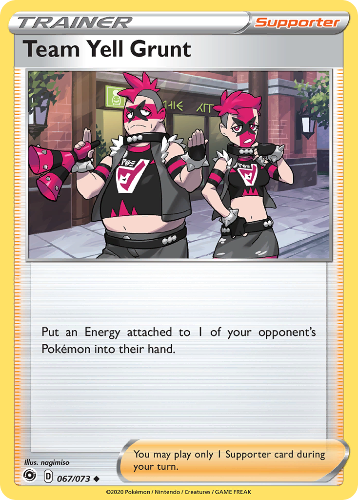Team Yell Grunt 067/80 Uncommon