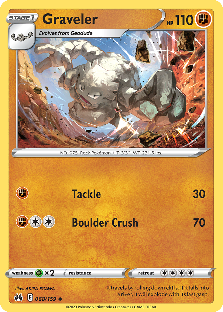 Graveler 068/160 Uncommon