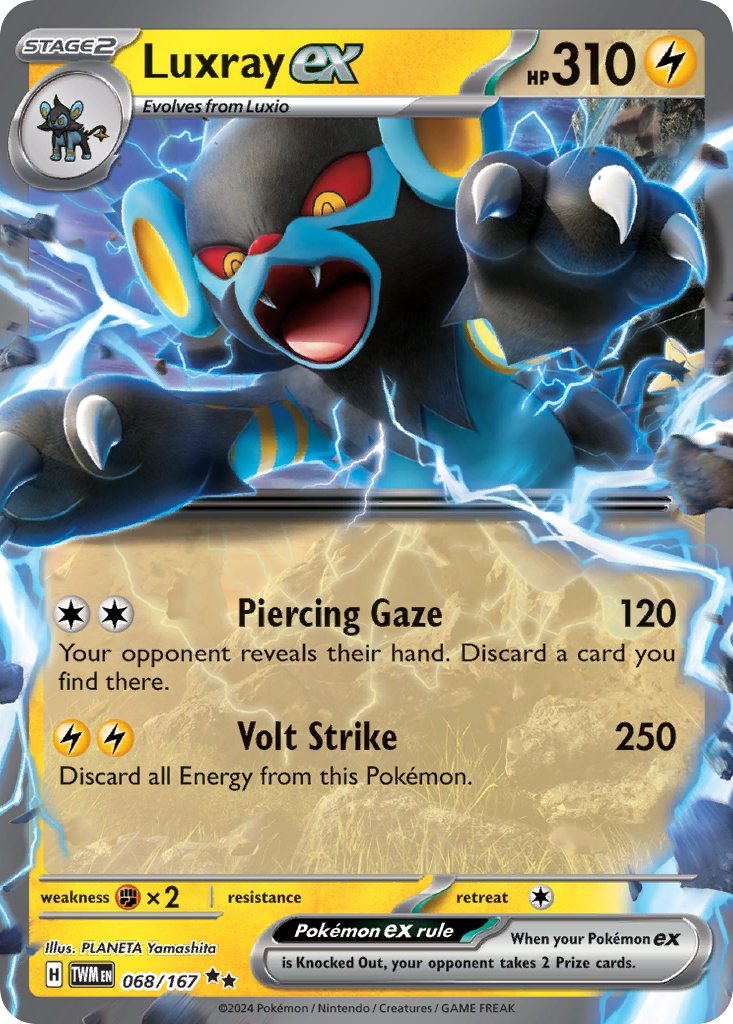 Luxray ex 068/226 Double Rare