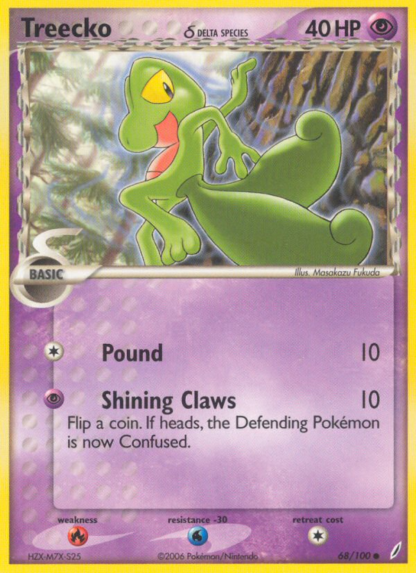 Treecko δ 068/100 Common