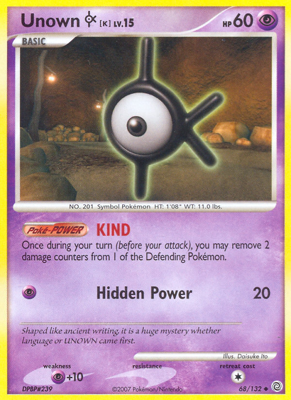 Unown [K] 068/132 Uncommon