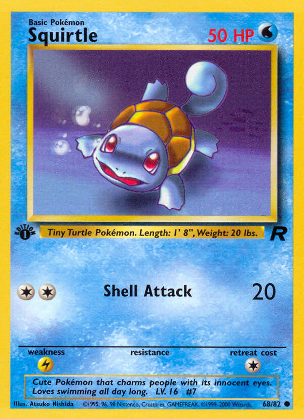 Squirtle 068/83 Common