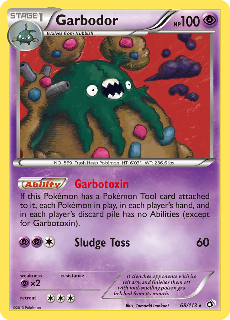 Garbodor 068/140 Rare Holo
