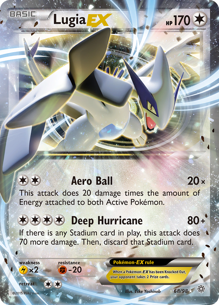 Lugia-EX 068/100 Rare Holo EX