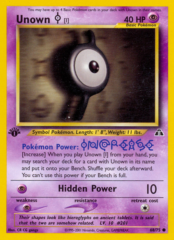 Unown [I] 068/75 Common