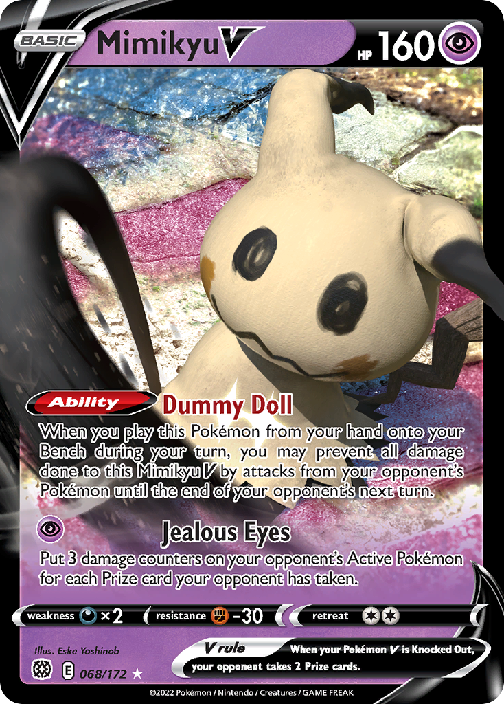Mimikyu V 068/186 Rare Holo V