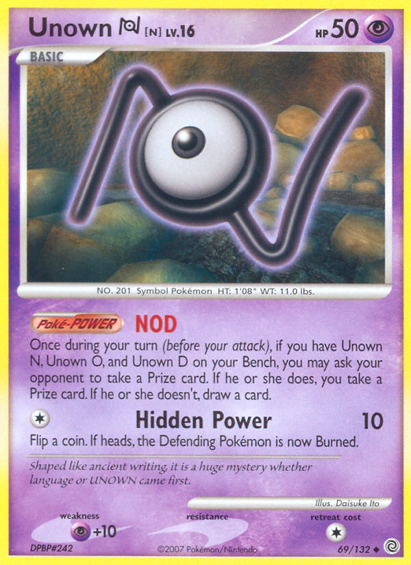 Unown [N] 069/132 Uncommon