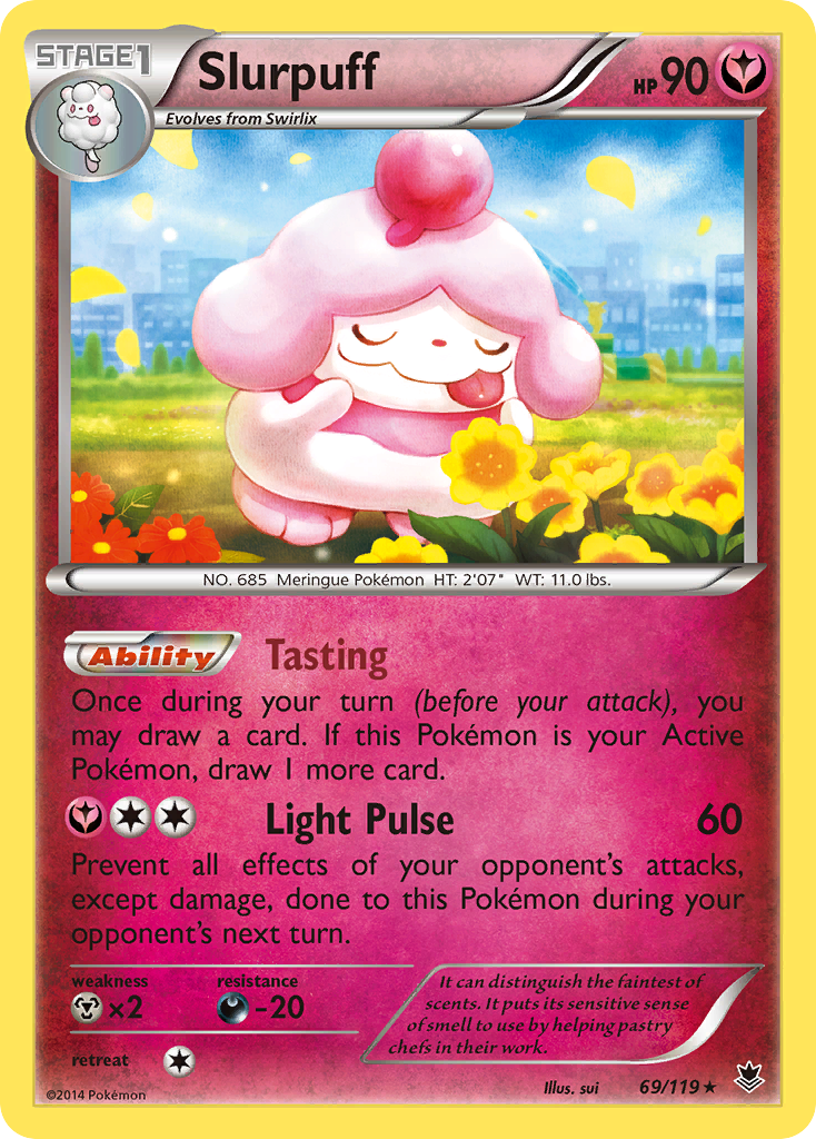 Slurpuff 069/124 Rare Holo