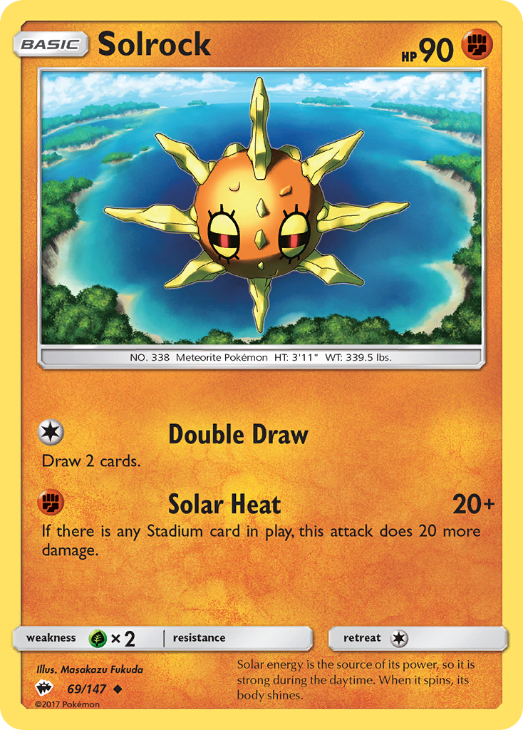 Solrock 069/177 Uncommon