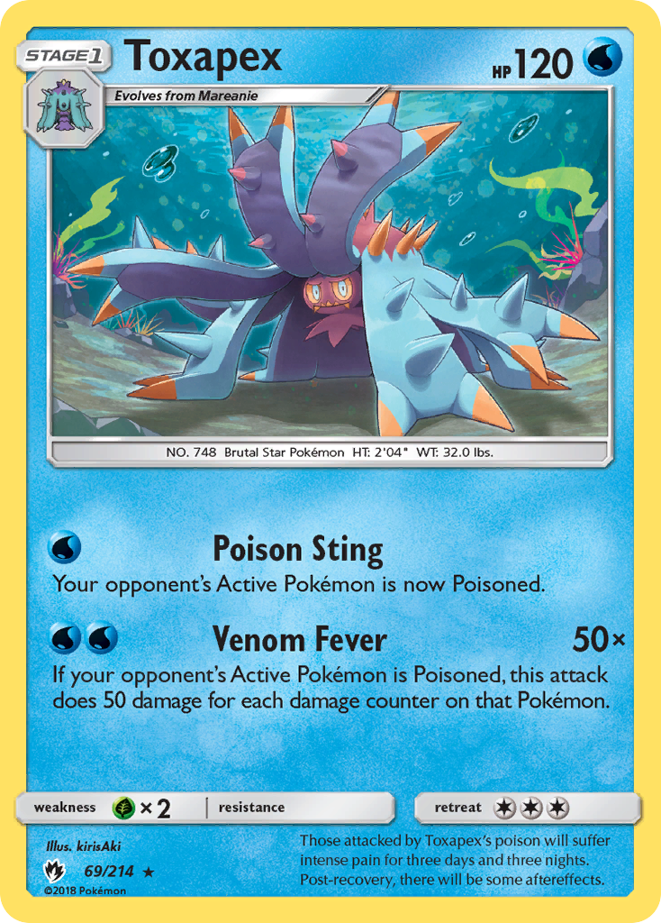 Toxapex 069/240 Rare