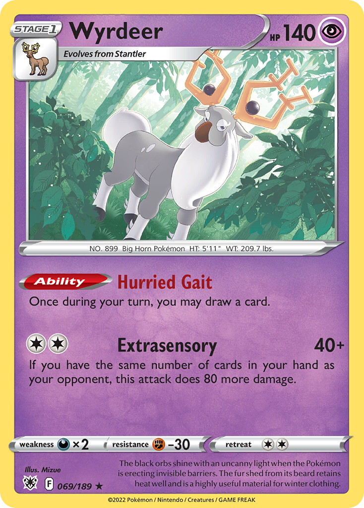 Wyrdeer 069/216 Rare Holo