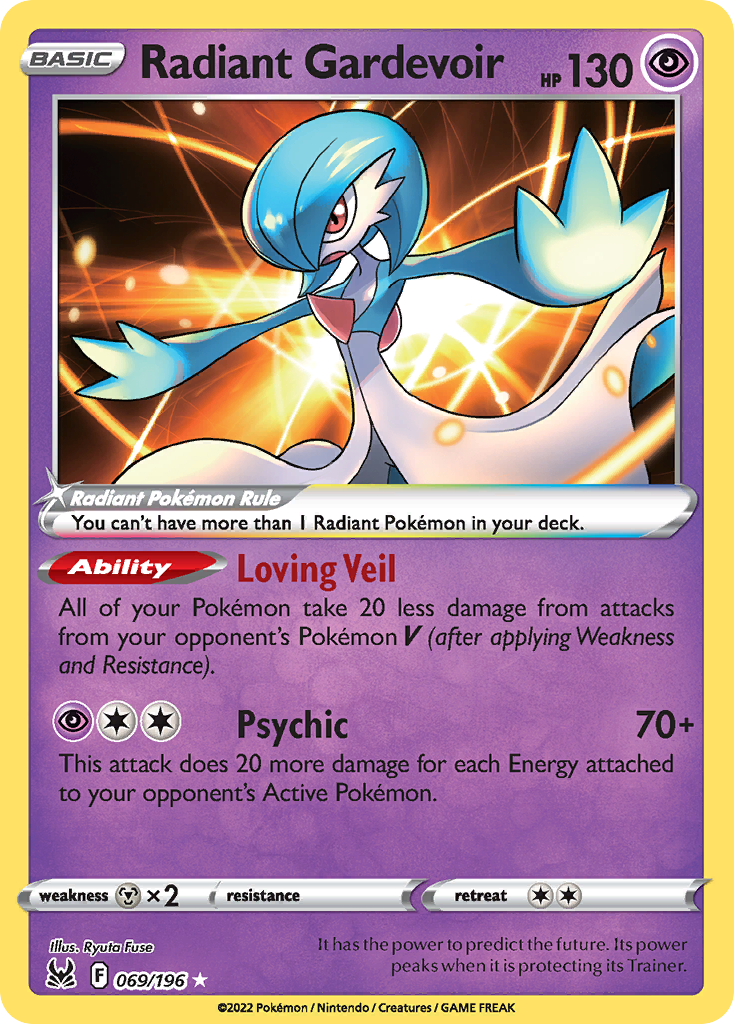 Radiant Gardevoir 069/217 Radiant Rare
