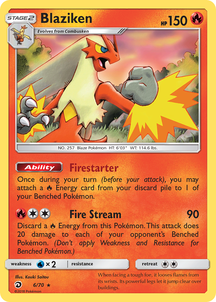Blaziken 006/80 Rare Holo