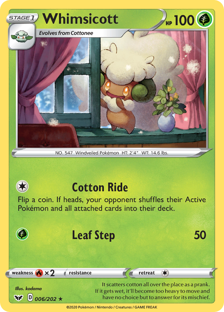 Whimsicott 006/216 Rare