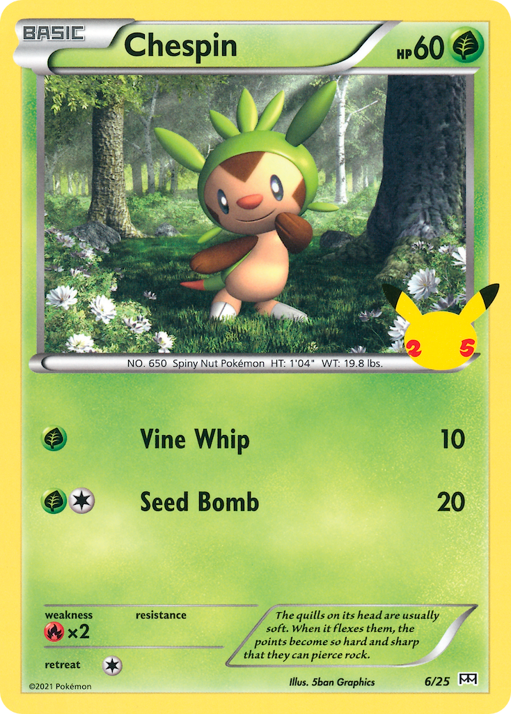 Chespin 006/25 Unknown