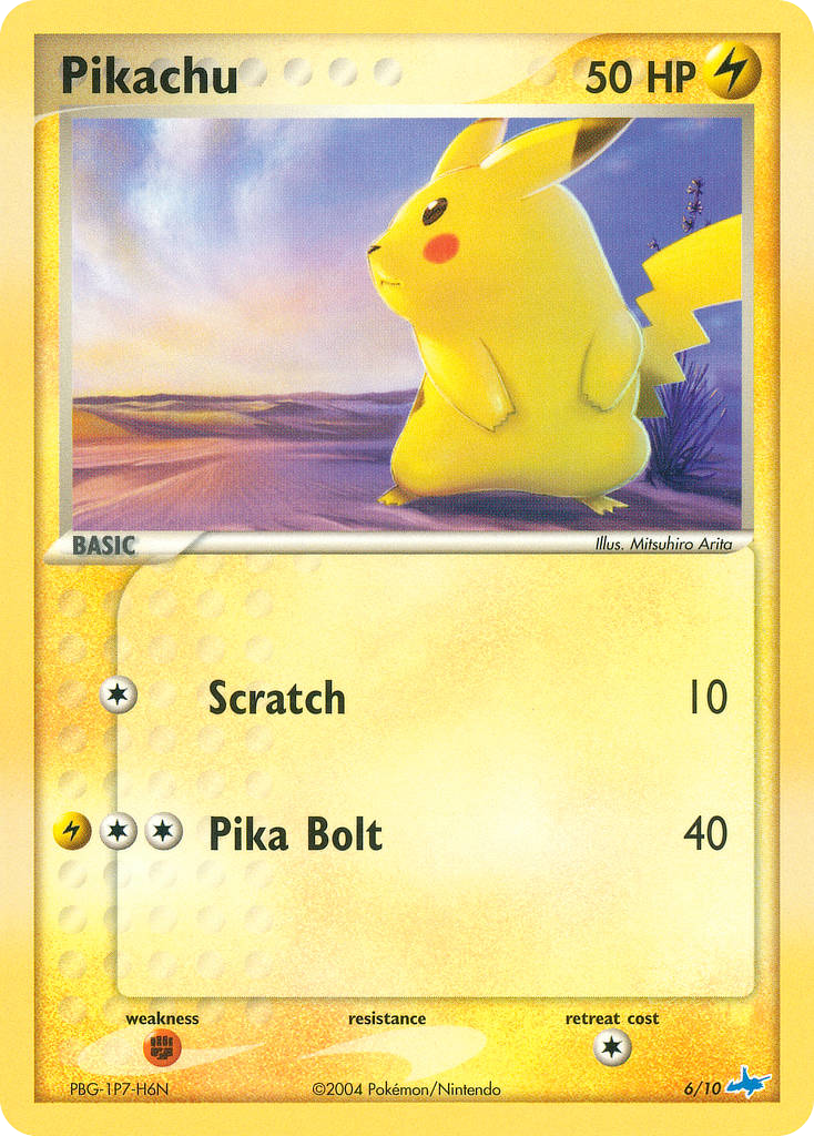 Pikachu 006/10 Unknown