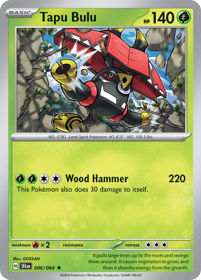 Tapu Bulu 006/99 Rare