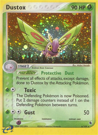 Dustox 006/109 Rare Holo
