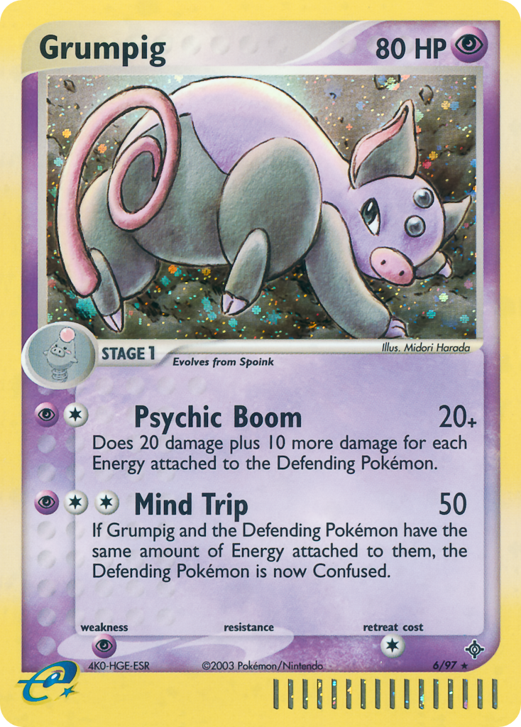 Grumpig 006/100 Rare Holo
