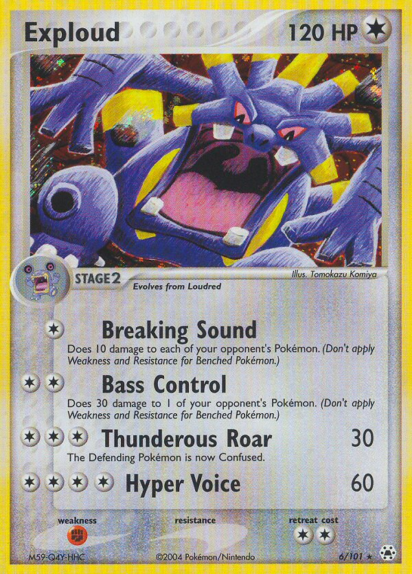 Exploud 006/102 Rare Holo