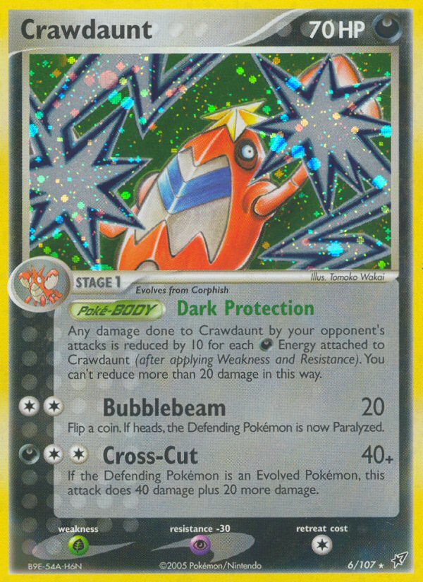 Crawdaunt 006/108 Rare Holo