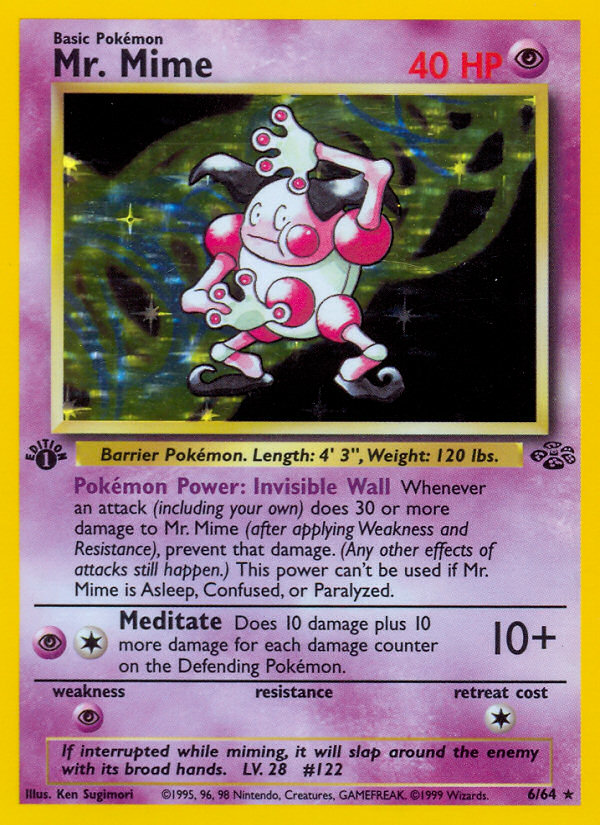 Mr. Mime 006/64 Rare Holo