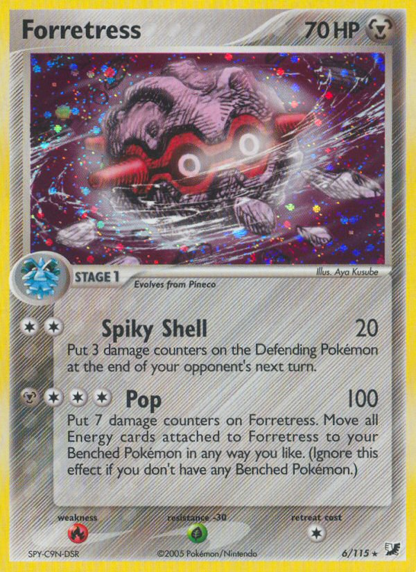 Forretress 006/145 Rare Holo