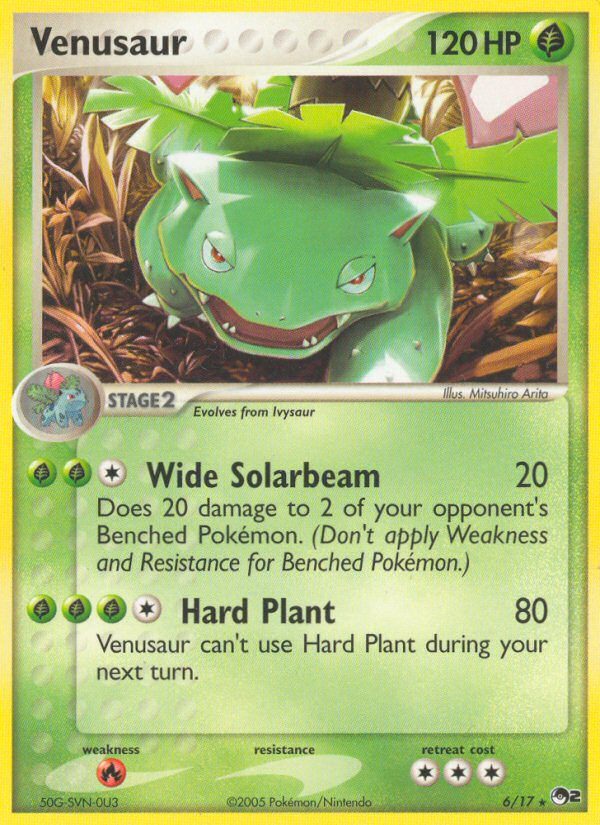 Venusaur 006/17 Rare