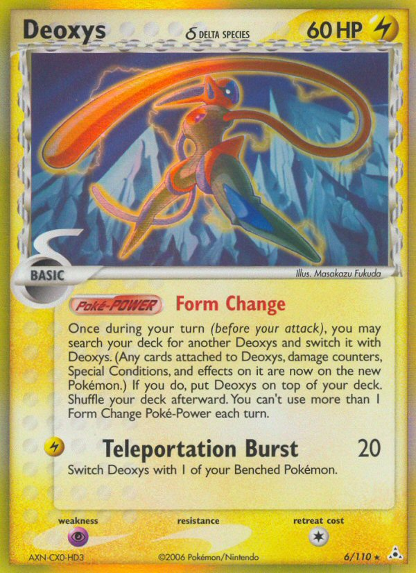 Deoxys δ 006/111 Rare Holo