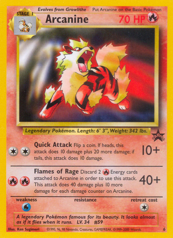 Arcanine 006/53 Promo