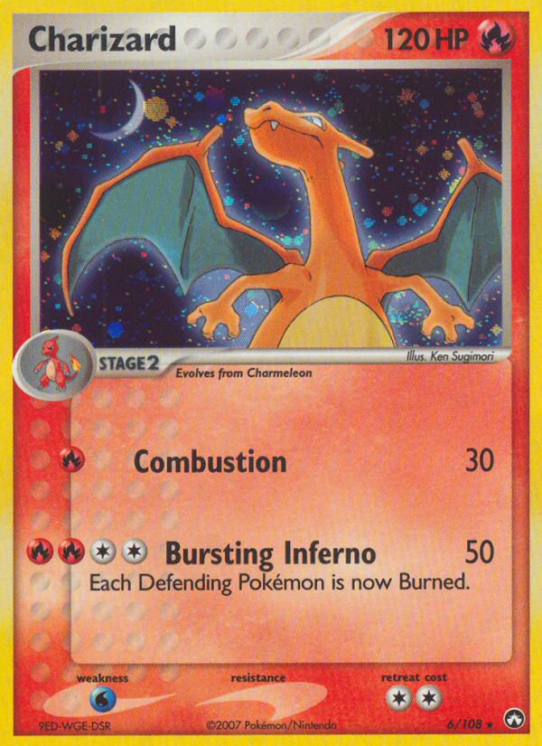Charizard 006/108 Rare Holo