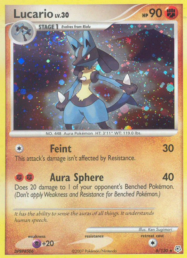 Lucario 006/130 Rare Holo