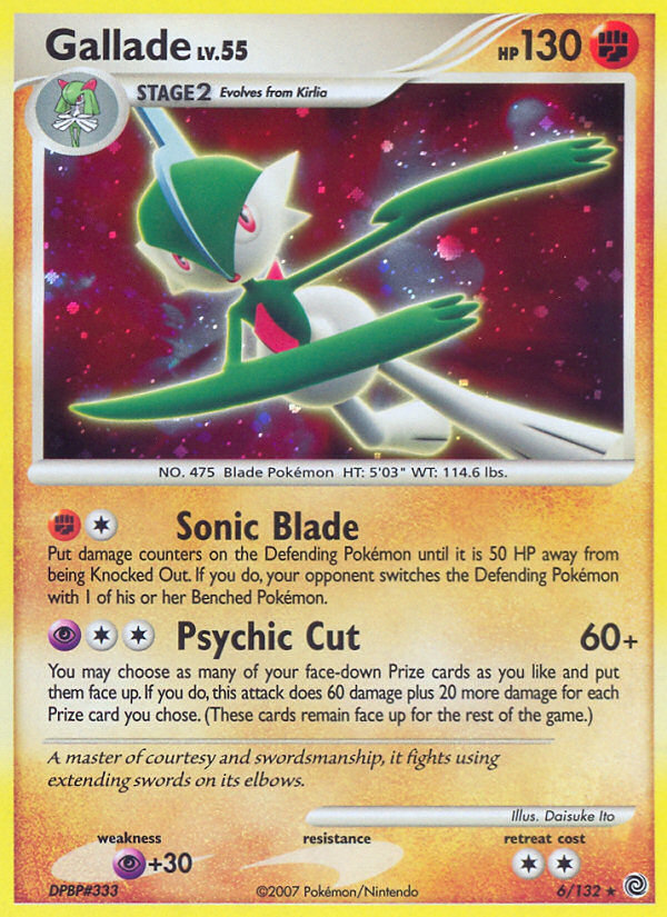 Gallade 006/132 Rare Holo