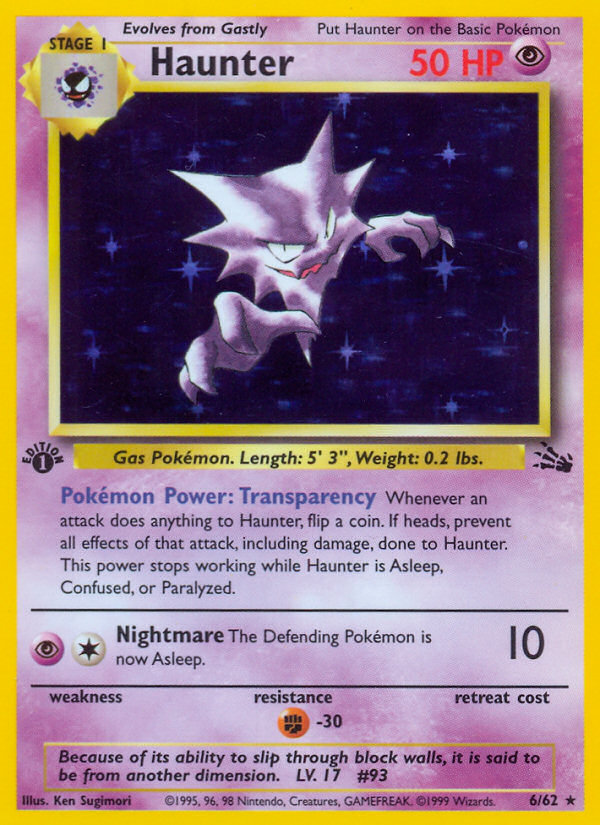Haunter 006/62 Rare Holo