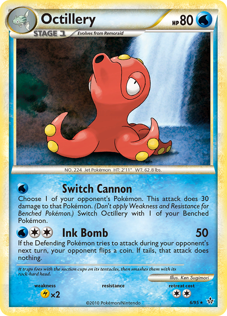Octillery 006/96 Rare Holo