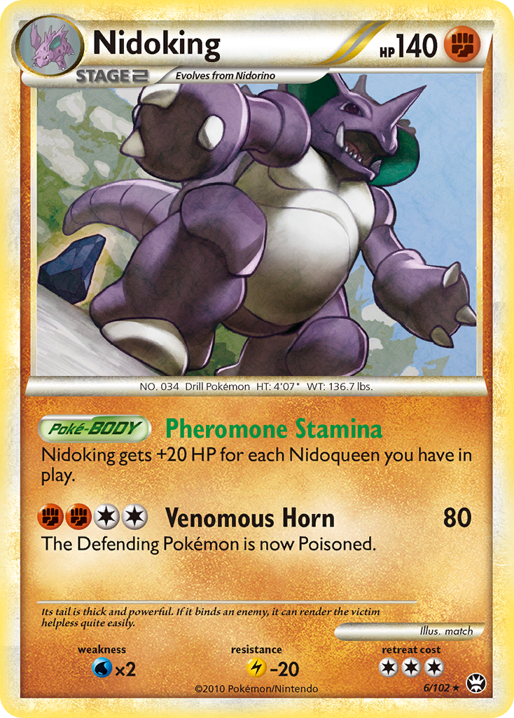 Nidoking 006/103 Rare Holo