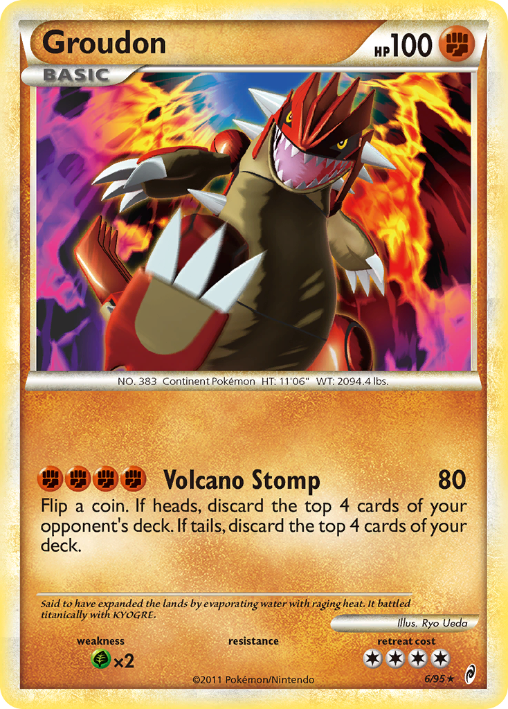 Groudon 006/106 Rare Holo
