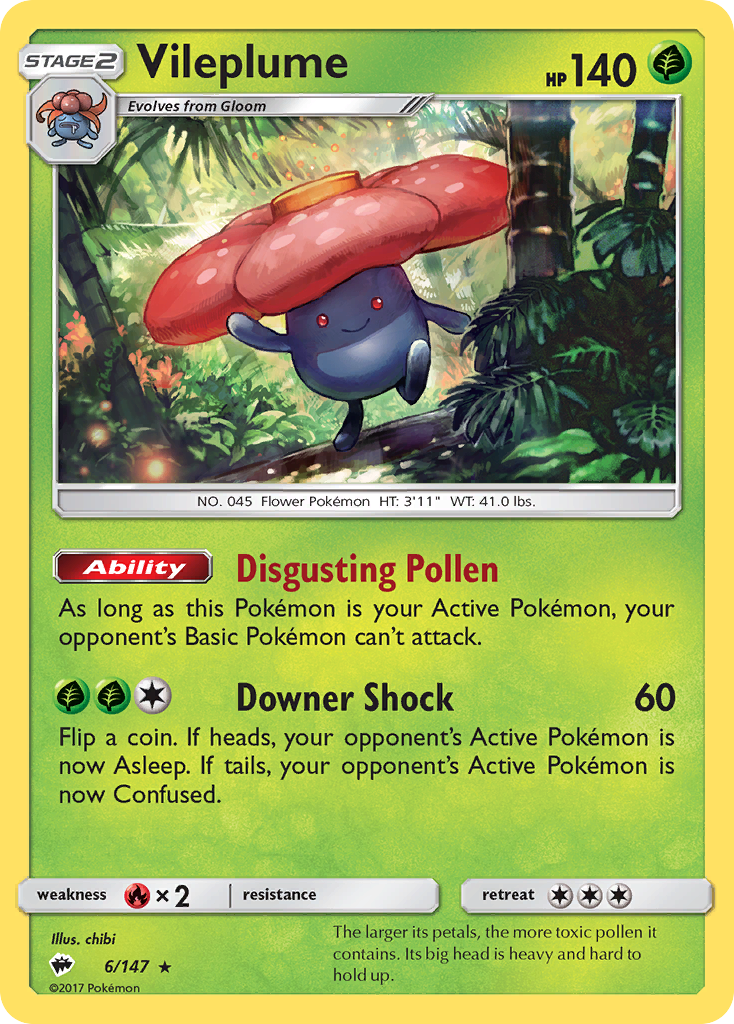 Vileplume 006/177 Rare Holo