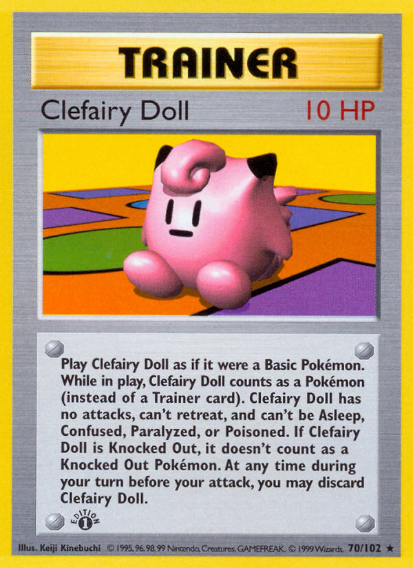 Clefairy Doll 070/102 Rare