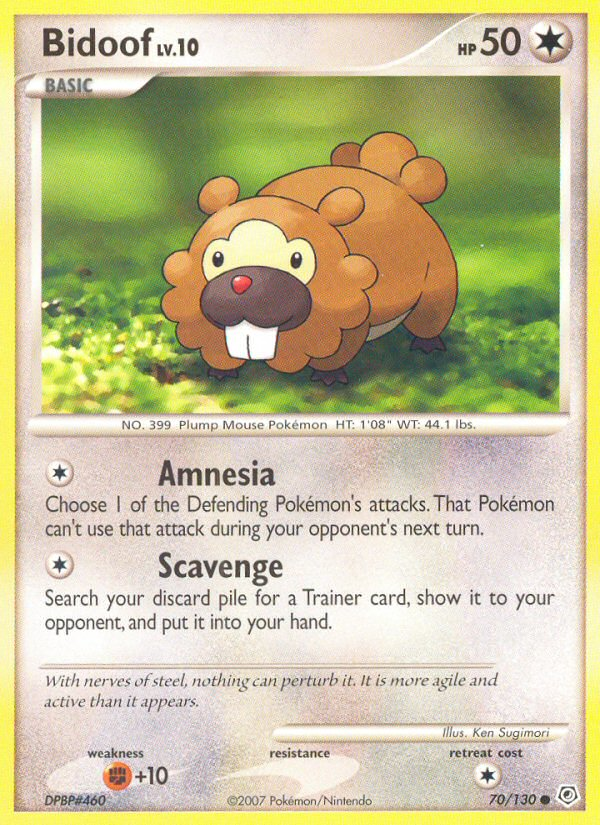 Bidoof 070/130 Common