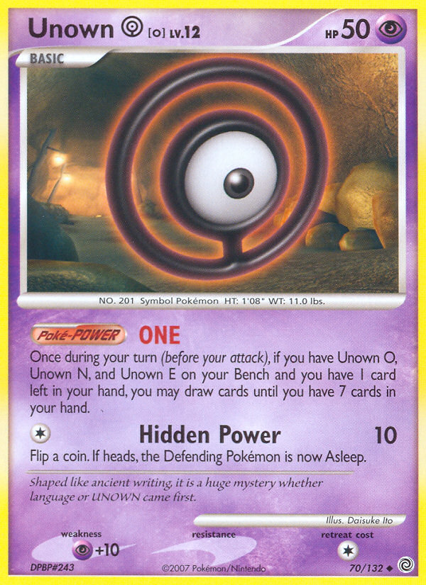 Unown [O] 070/132 Uncommon