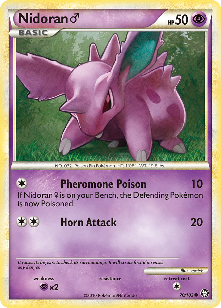 Nidoran ♂ 070/103 Common