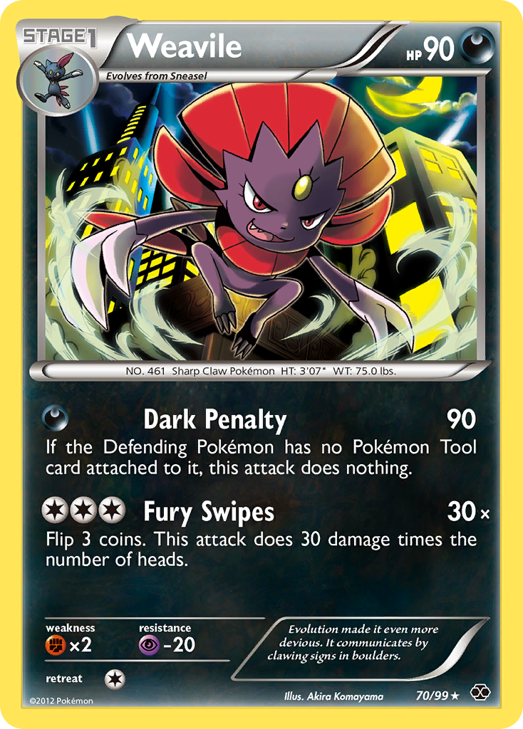Weavile 070/103 Rare