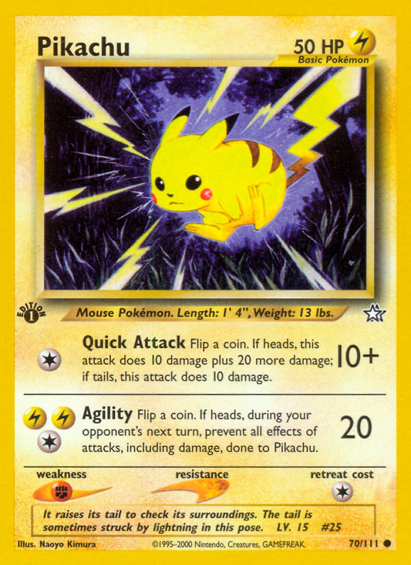 Pikachu 070/111 Common