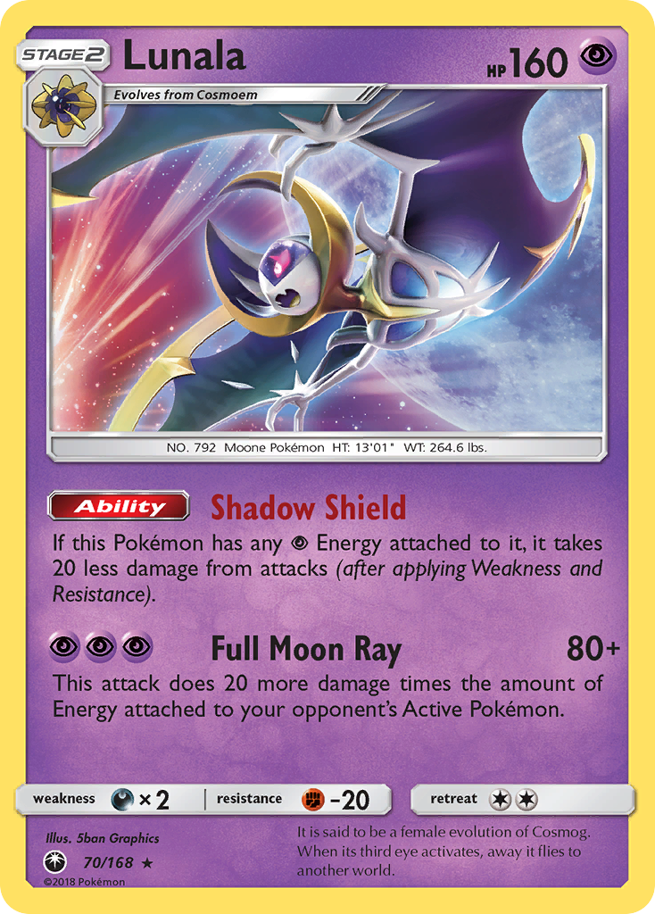 Lunala 070/187 Rare Holo